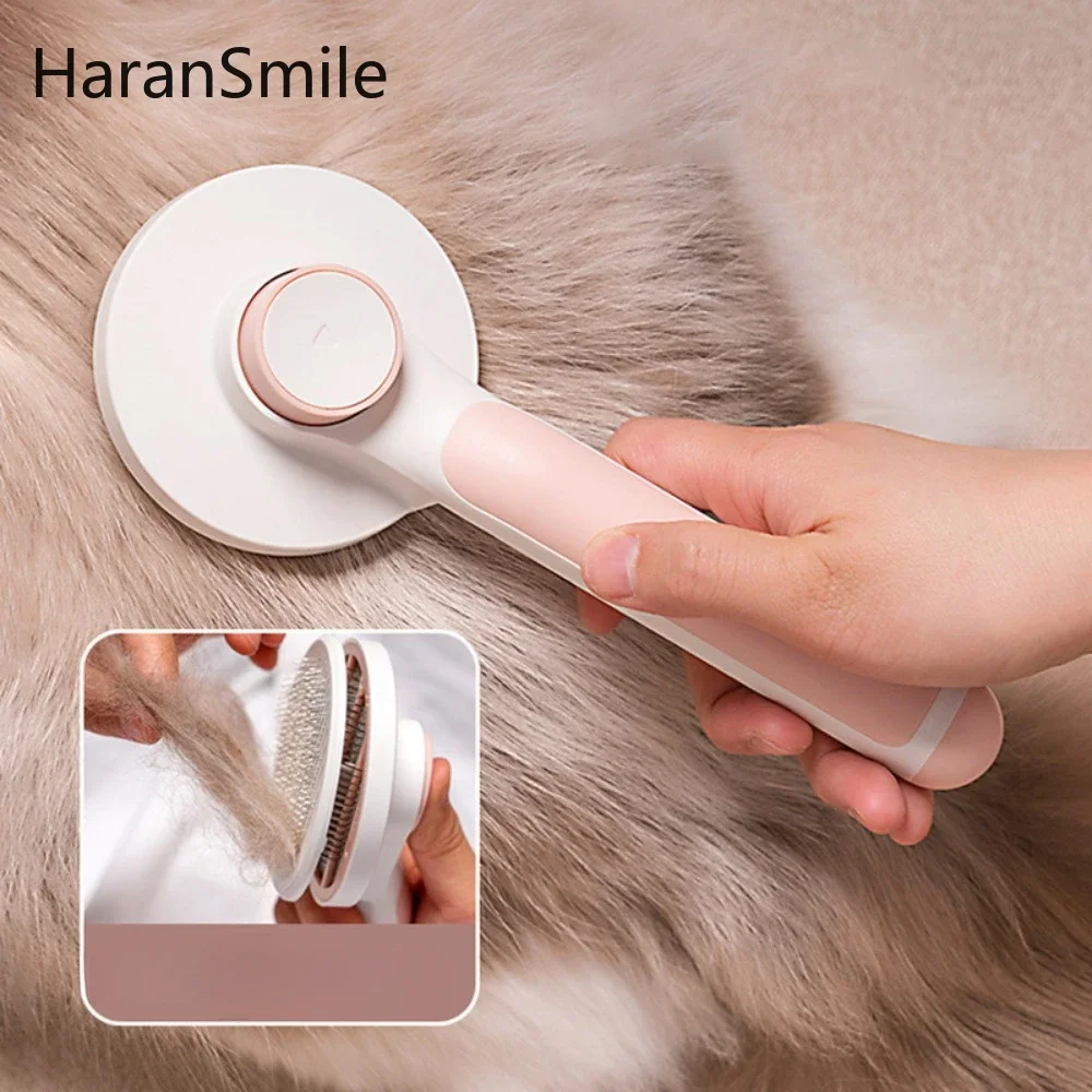 

Hair Remover Brush Dog and Cat Non-slip Beauty Brush Dog Grooming Equipment Pets Stainless Steel for Dogs Pet Hair Removal Comb