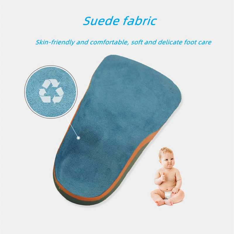 Orthopedic Insole Child Flat Foot Arch Support Orthopedic Pads Correction Health Feet Care shoes Care Kit For Kids Sneakers