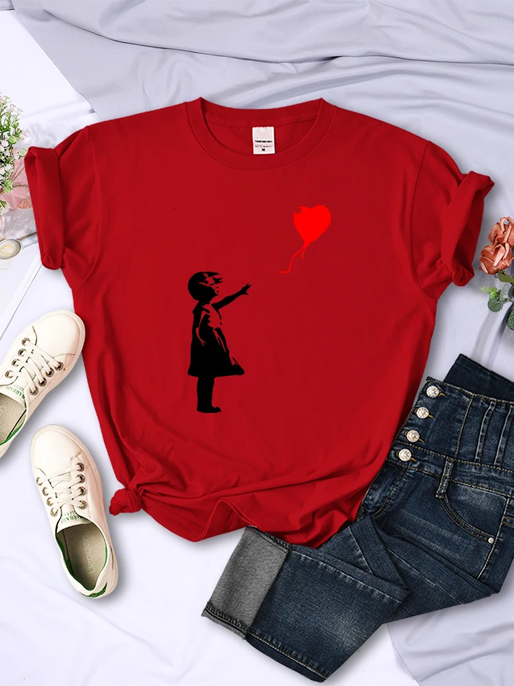 ตัวเลือกสินค้า เสื้อยืดลายบอลลูน ใส่สบายสไตล์ Street Hip Hop