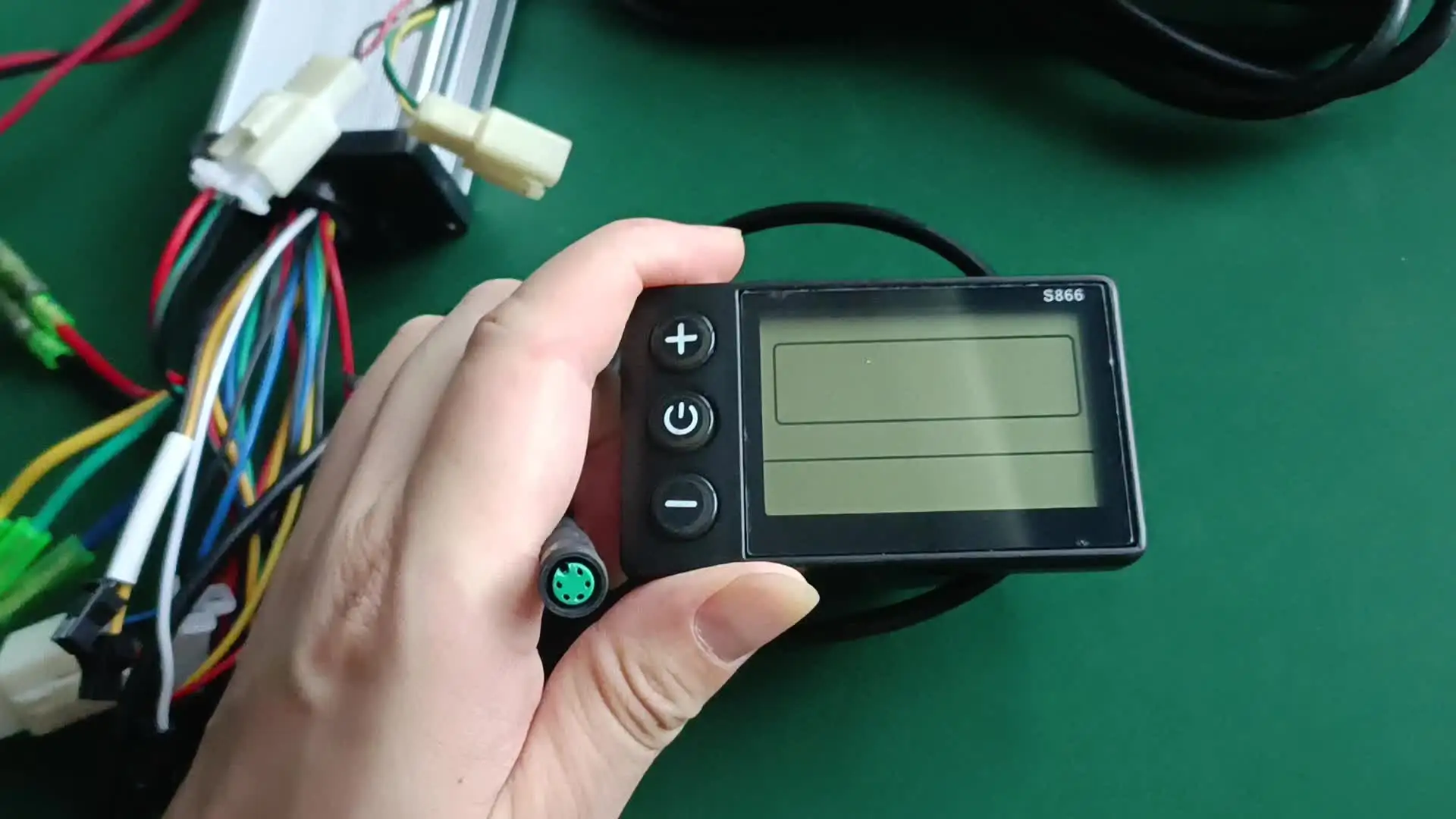 Display LCD S866 Per Bici Elettrica - Compatibile 24V/36V/48V, Impermeabile, Per Manubri 22.2 Mm