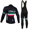 Winter ITALIA 2025 Long Cycling  Jersey Bike Jacket Maillot Pants Set UAE Team Ropa Ciclismo Thermal Fleece Bicycle Clothing 3