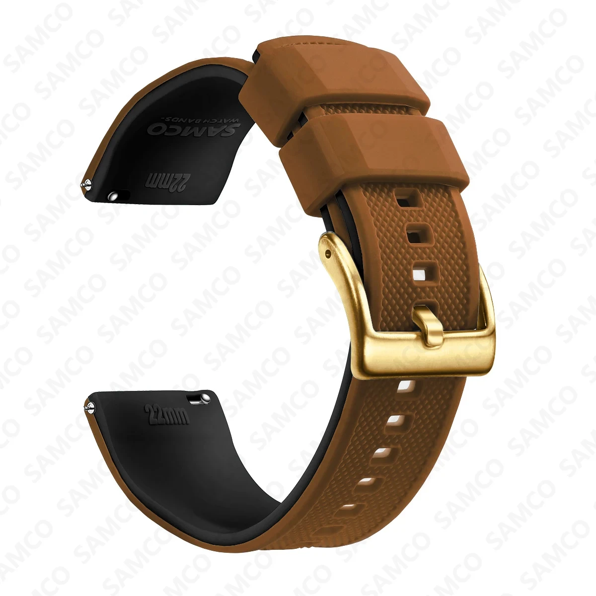 Enhanced Quick Release Silicone Watch Strap - Premium Rubber Band Replacement