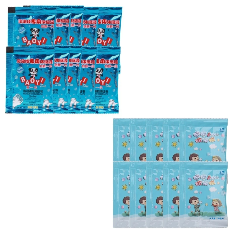 

10pcs Bubble Solution 3.4 fl oz Bubble Toy Accessories Bubble Solution Refill Upgrade Natural Abundant Bubble Liquid