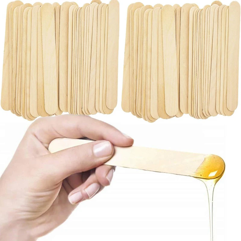 10pcs Wood Stick for Body Hair Remove Depilatory Wax Heater