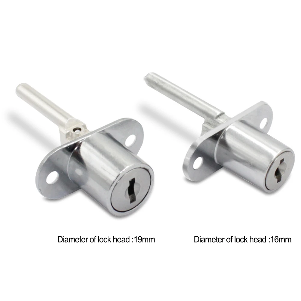 Description Picture 3 of itemChrome Garage Door Cabinet Lock With Key - High Quality Door Lock Ensures High Quality Materials Durable And Practical