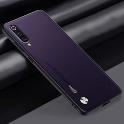 Deluxe PU Leather Silicone Phone Case - Elegant Protection - Xiaomi 9 SE (PURPLE)