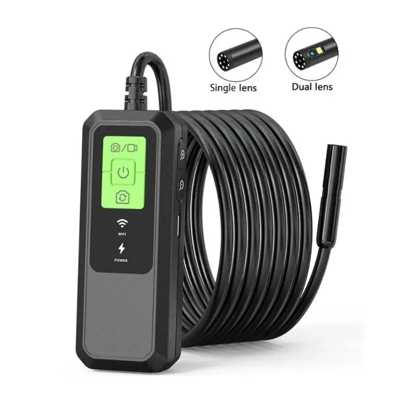 

Industrial Endoscope Wifi 1080P HD Single Dual Lens Camera 8mm Waterproof Snake Inspection Borescope For Car Pipeline Checking