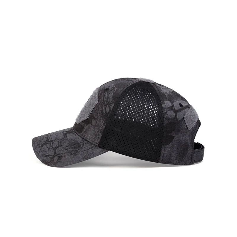 Casquette baseball camouflage mesh respirante ajustable pêche chasse été snapback