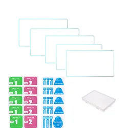 Premium HD Tempered Glass Screen Protector for Drone Remote Control - Anti-Scratch Protection (5pcs)