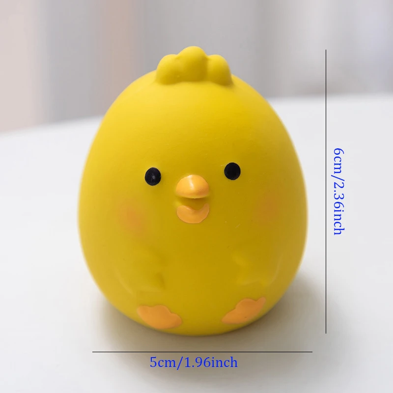 Squeaky Rubber Chicken Toy 4