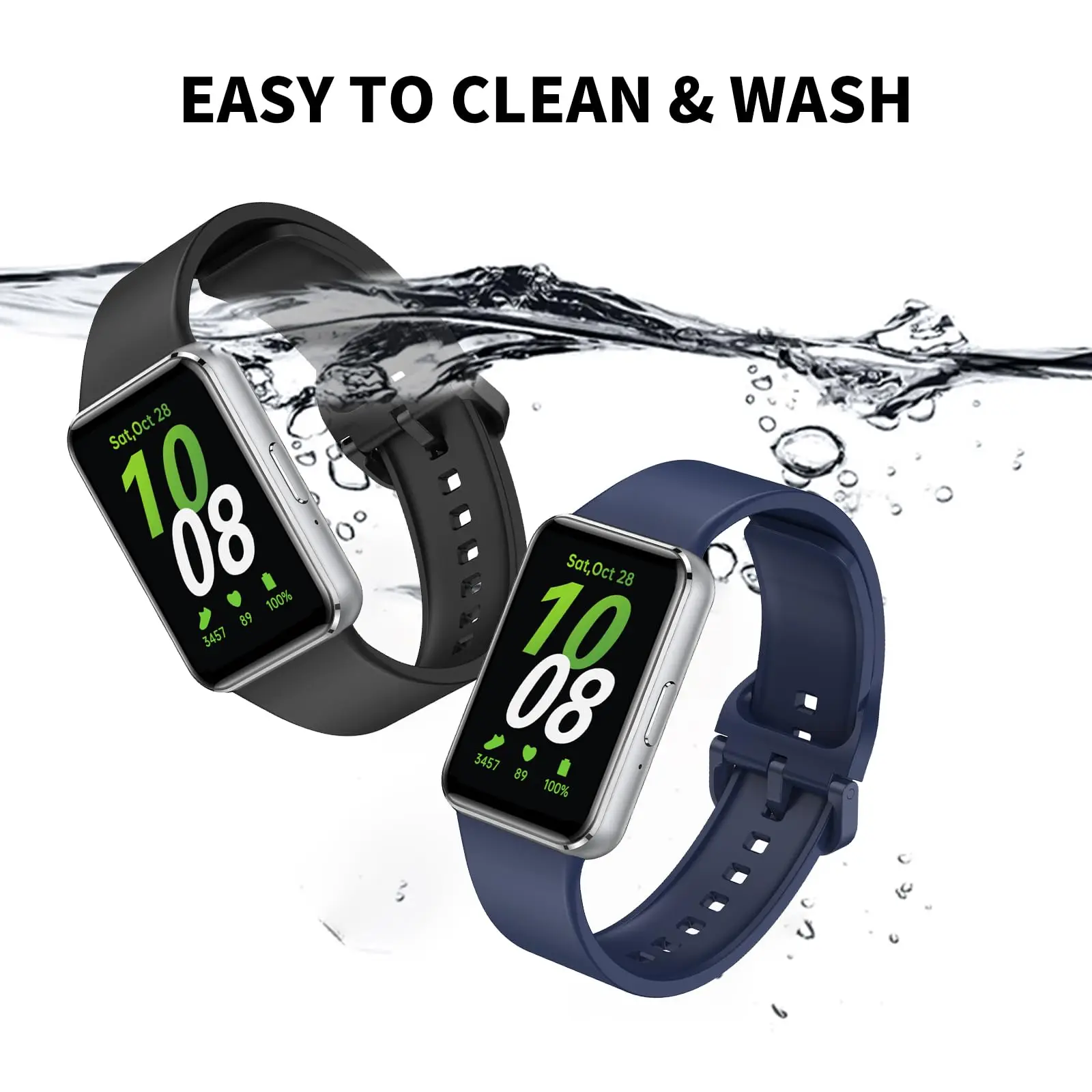 Enhanced Silicone Sport Band for Galaxy Fit3 Smartwatch - Durable Rubber Strap Accessory