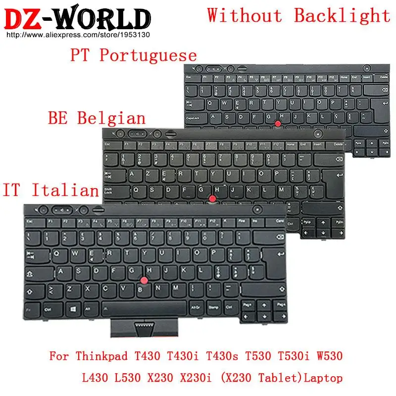 Teclado para Lenovo Thinkpad X230 L430 L530 T430 s T530 W530 1207×04 1299×04 04×1332