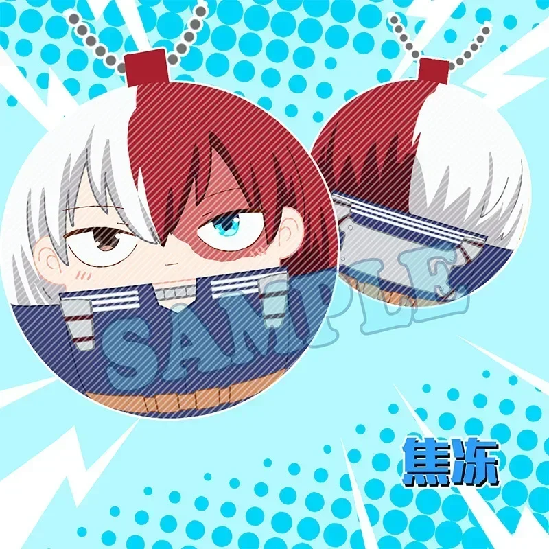 thumbnail image 1 of Productos periféricos de anime de 10 cm All·Might Deku Endeavour relleno de peluche Cosplay lindo llavero bolso escolar colgante juguete regalo para niños, 1 of 5