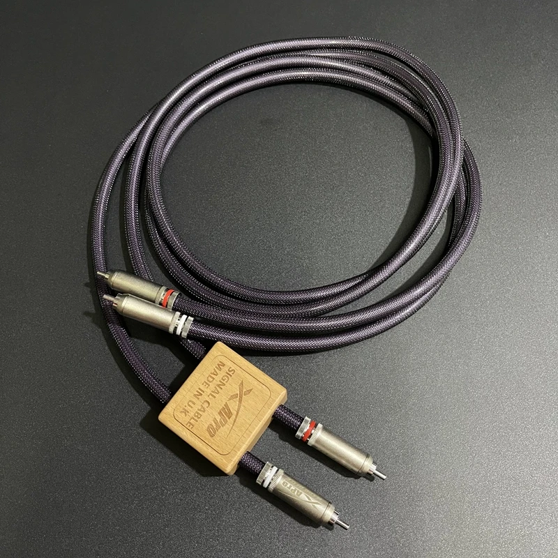 Xapro 7n Single Crystal Copper Silver Plated Core Signal Line A Pair