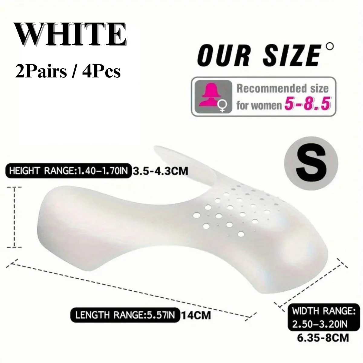 Premium Anti-Wrinkle Shoe Shield Set - Sneaker Crease Protectors and Shoe Shapers