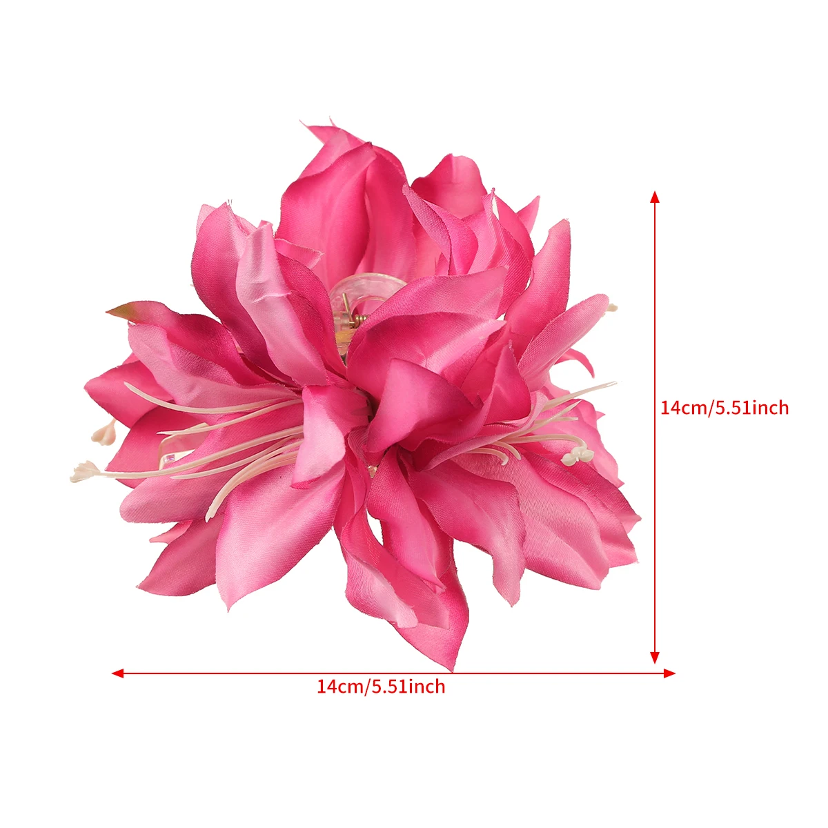Flower Large Hair Claw Summer Beach Fashion Women Hair Clip Bohemia Hairpin Travel Barrette Fashion Headwear Accessories