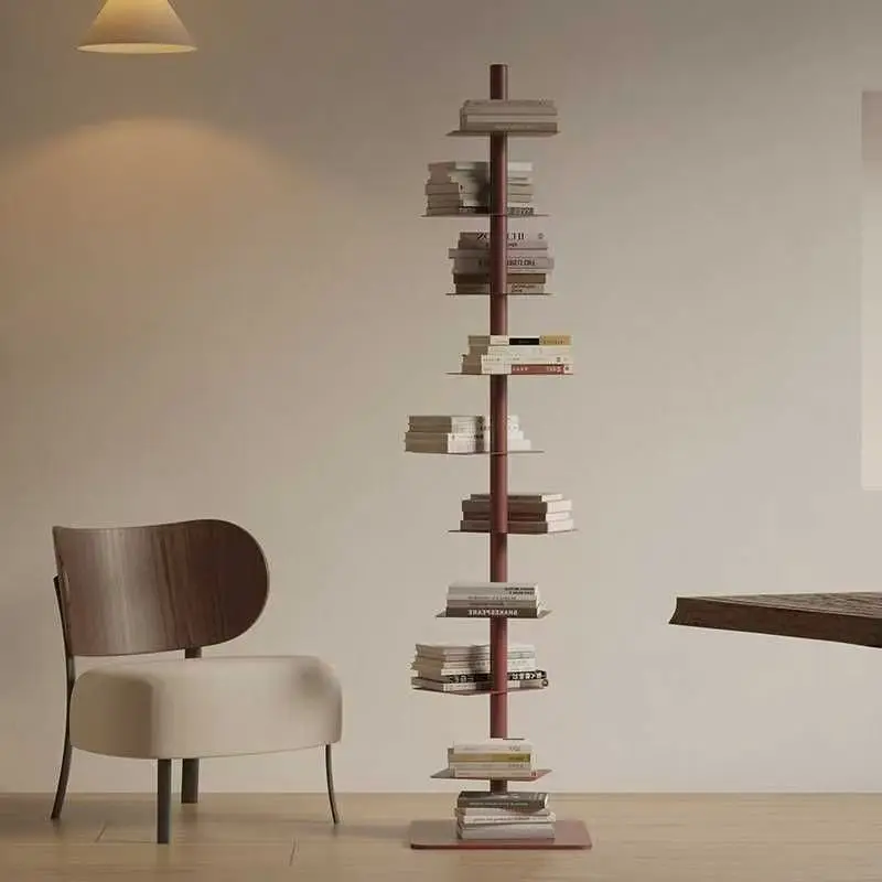 Creative Rotation Invisible Spiral Display Rack Living Room Iron Household Corner Shelf Multifunctional Furniture Bookshelves G