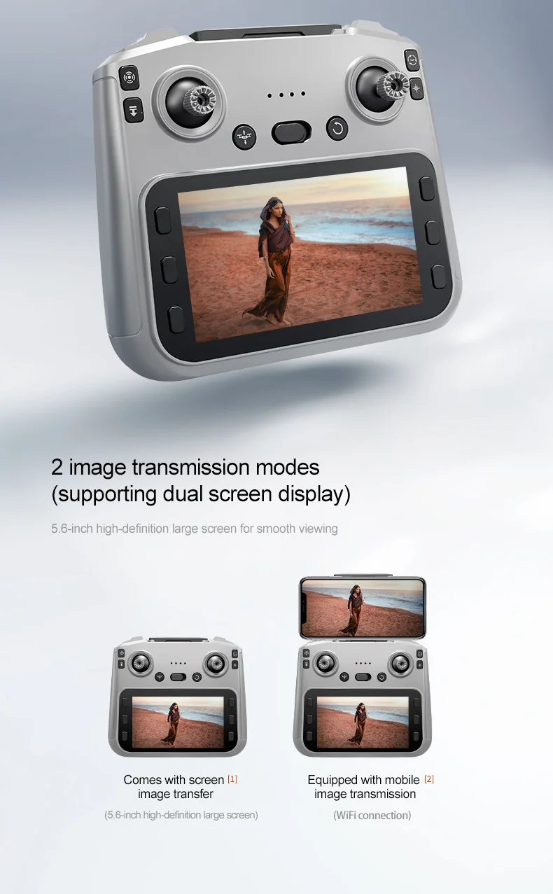 Drone Lenovo A19 Pro 4K Professionale 5G GPS HD con Doppia Fotocamera, Quadricottero Pieghevole Brushless per Fotografia e Giocattoli RC a Lunga Distanza - Image 4