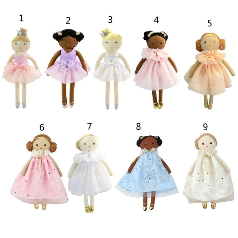 Stuffed Tutu-Dress Ballet Skirt Girl Soft Plush Toy Room Decoration Emotion Appease for Girl Office Ornament Car Decor