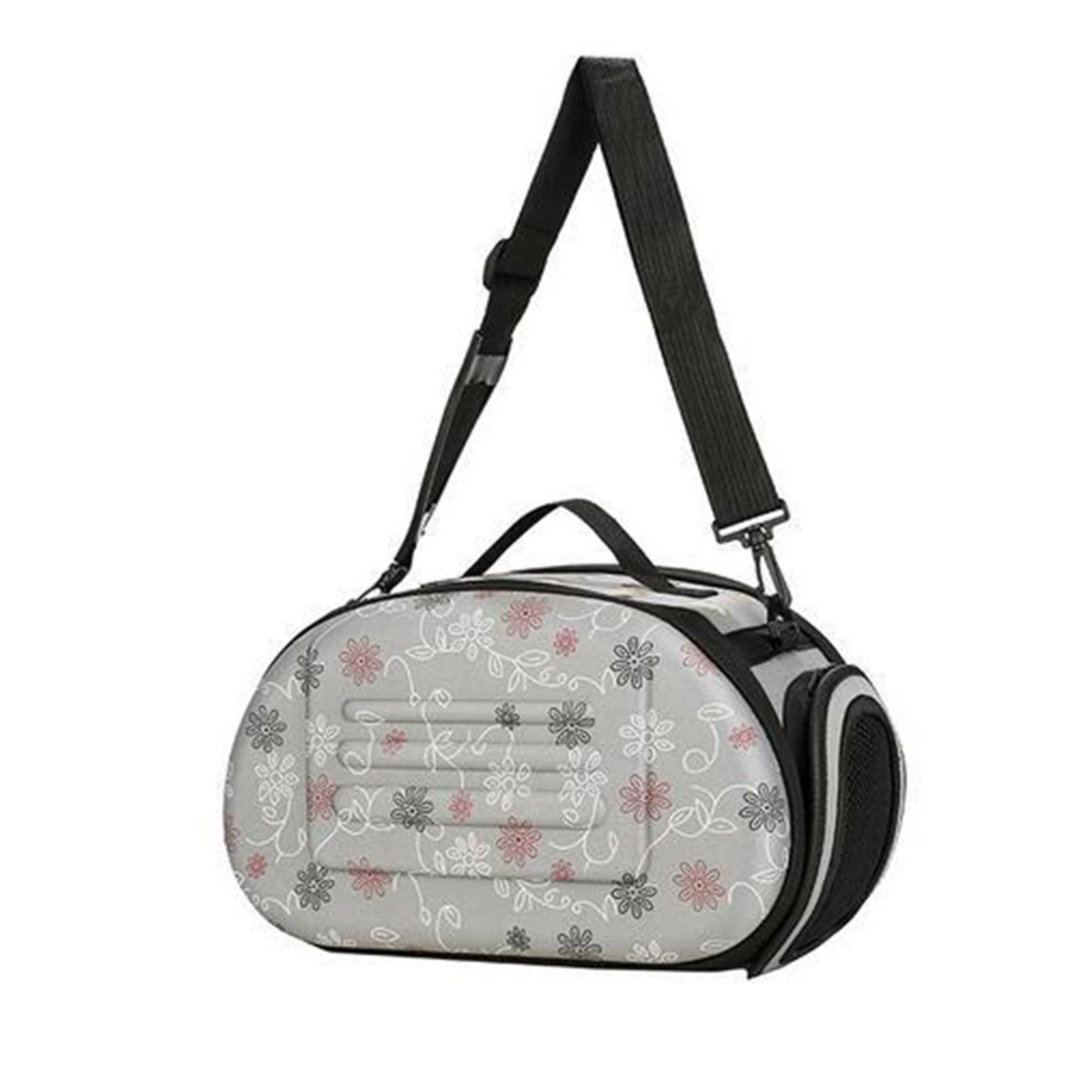 Bolsas multifunción para gatos, con estampado de flores, de goma EVA, portátil, plegable, para transportar perros y gatos, para viajar y acampar