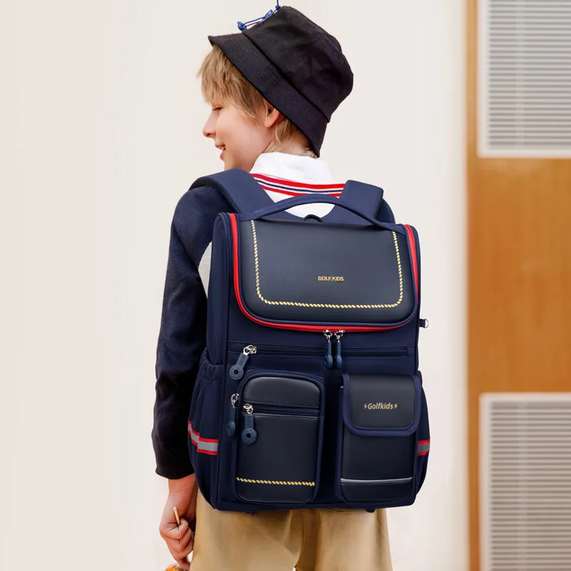 GOLF Primary Child School Backpacks Elementary Children School Backpack Schoolbag Kids Boy Girls Back Pack Bag 3 5th Grade 1 2 6 6