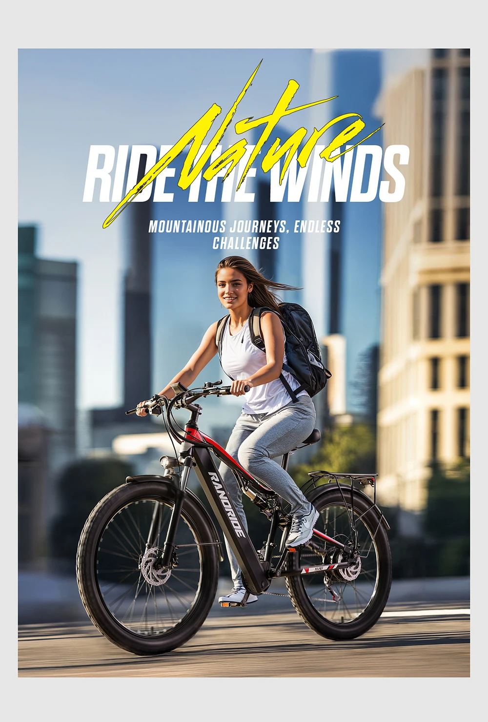 RandRide YG90 E-Bike 1000W 48V17Ah 45KM/H 50km Reichweite 27,5-Zoll-Reifen Allterrain-Mountainbike Elektrofahrrad für Erwachsene – Detail 6