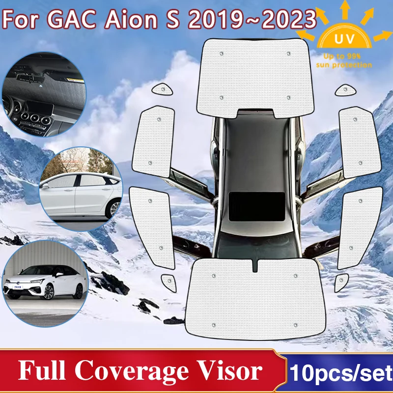 

Car Window Full Cover Sunshades For GAC Aion S Accessories New Energy 2019~2023 Windshield Sun Protection Visor Car Accessories