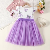Robe décontractée pour filles, robe de princesse magnifique, pour noël, fête d'anniversaire, mariage, tenue décontractée quotidienne, âge de 3 à 8 ans 4