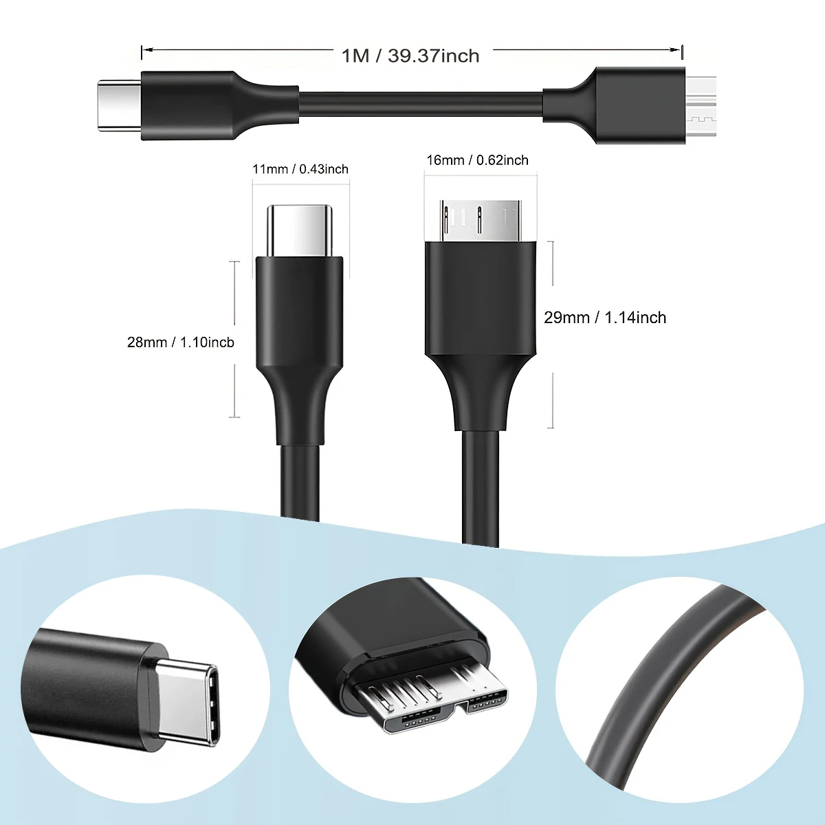 OTG 케이블 UC-E14 UC-E22 USB3.0 전송 케이블, NIKON 카메라 D5 D500 D800 D810 D850, 휴대 전화/카메라 전송선