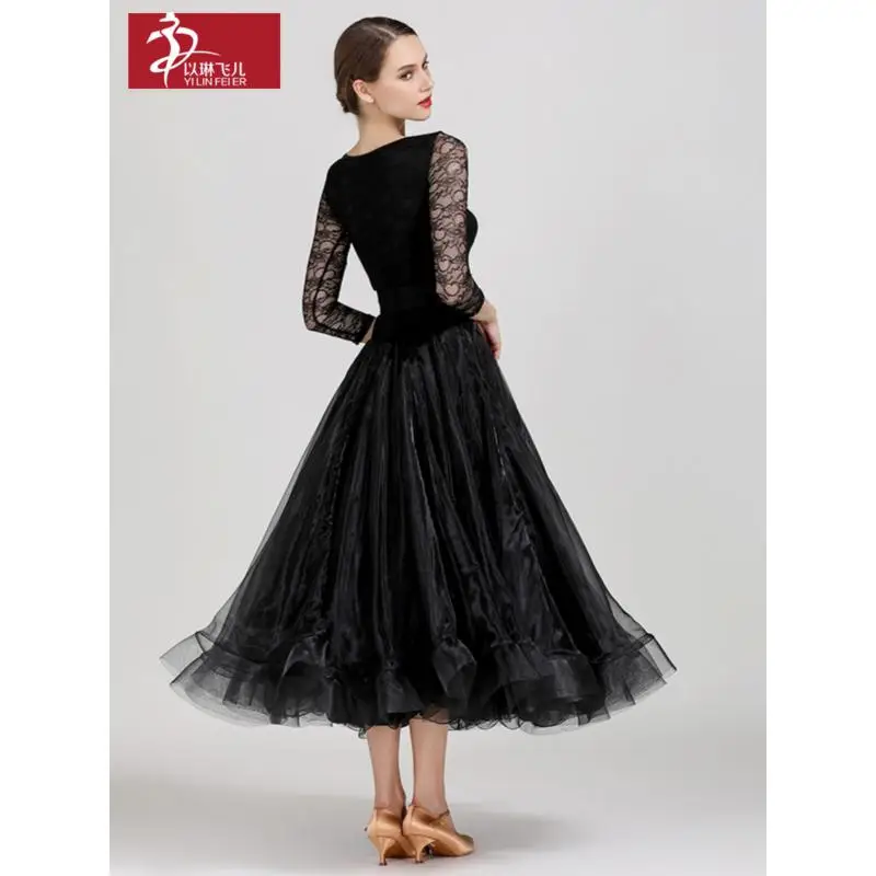 Newest Woman Ballroom Dance Competition Dress Dance Ballroom Waltz Standard Dress Women 1855
