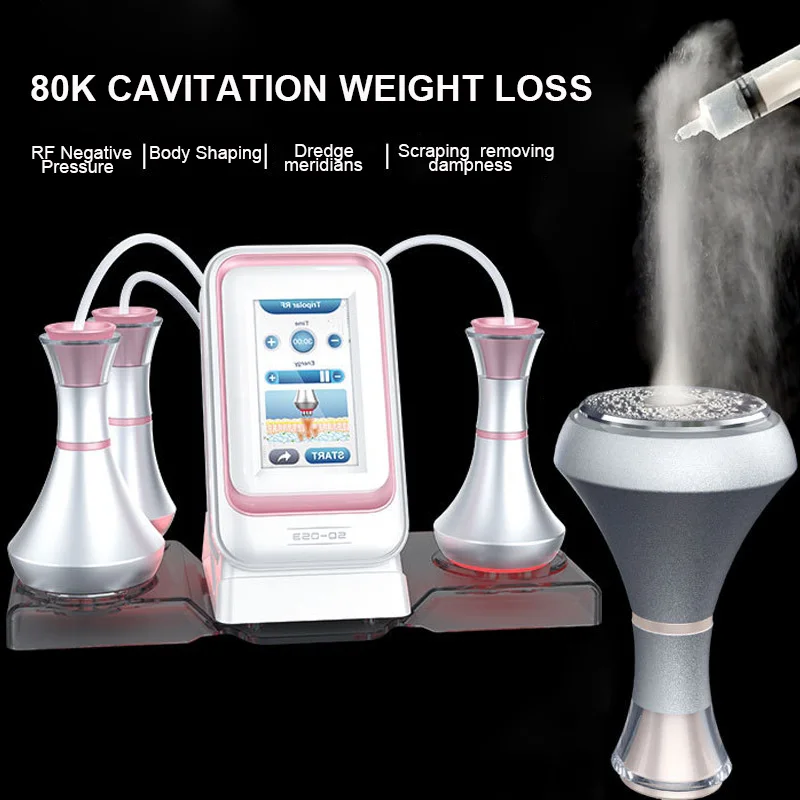 NEW 80K Cavitation RF Ultrasonic Machine Body Slimming System Fat Burning Cellulite Household Massager Facial SKin Tightening 2
