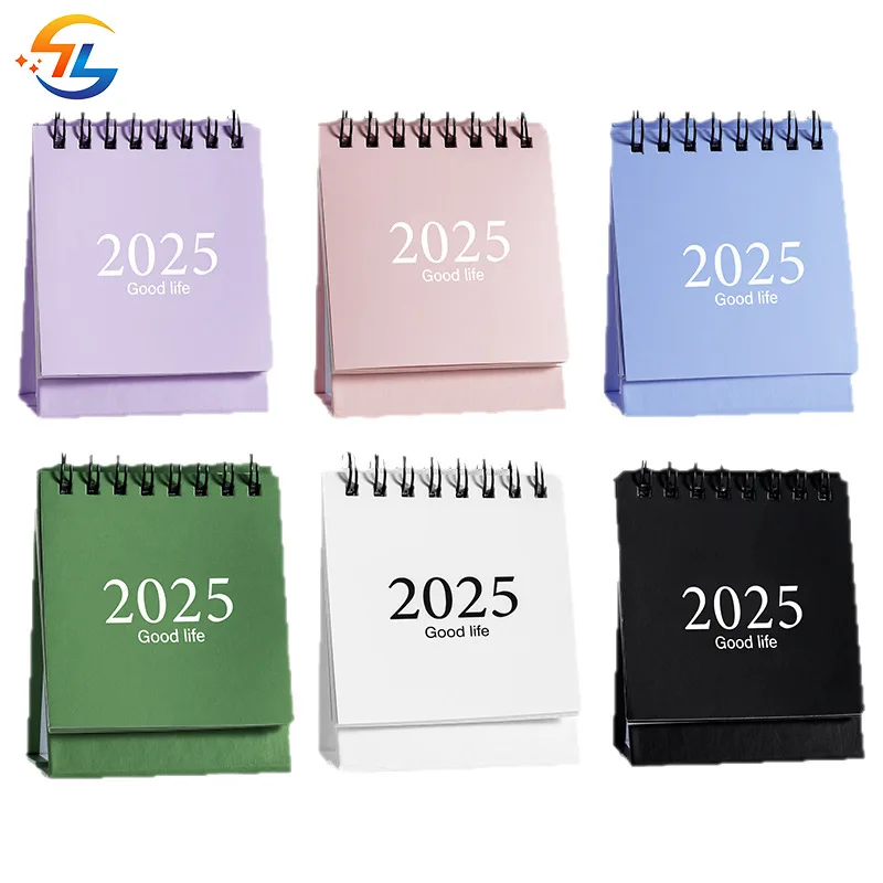 2026 모란디 컬러 미니 데스크 캘린더 데스크탑 플랜 캘린더 메모 메시지 소형 장식품 사무용품 학생용