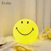 Outdoor Smiling Face Table Lamp Rechargeable Touchable Children's Bedroom Decorative Desk Lamp Landscape Yard Lawn Lighting 4