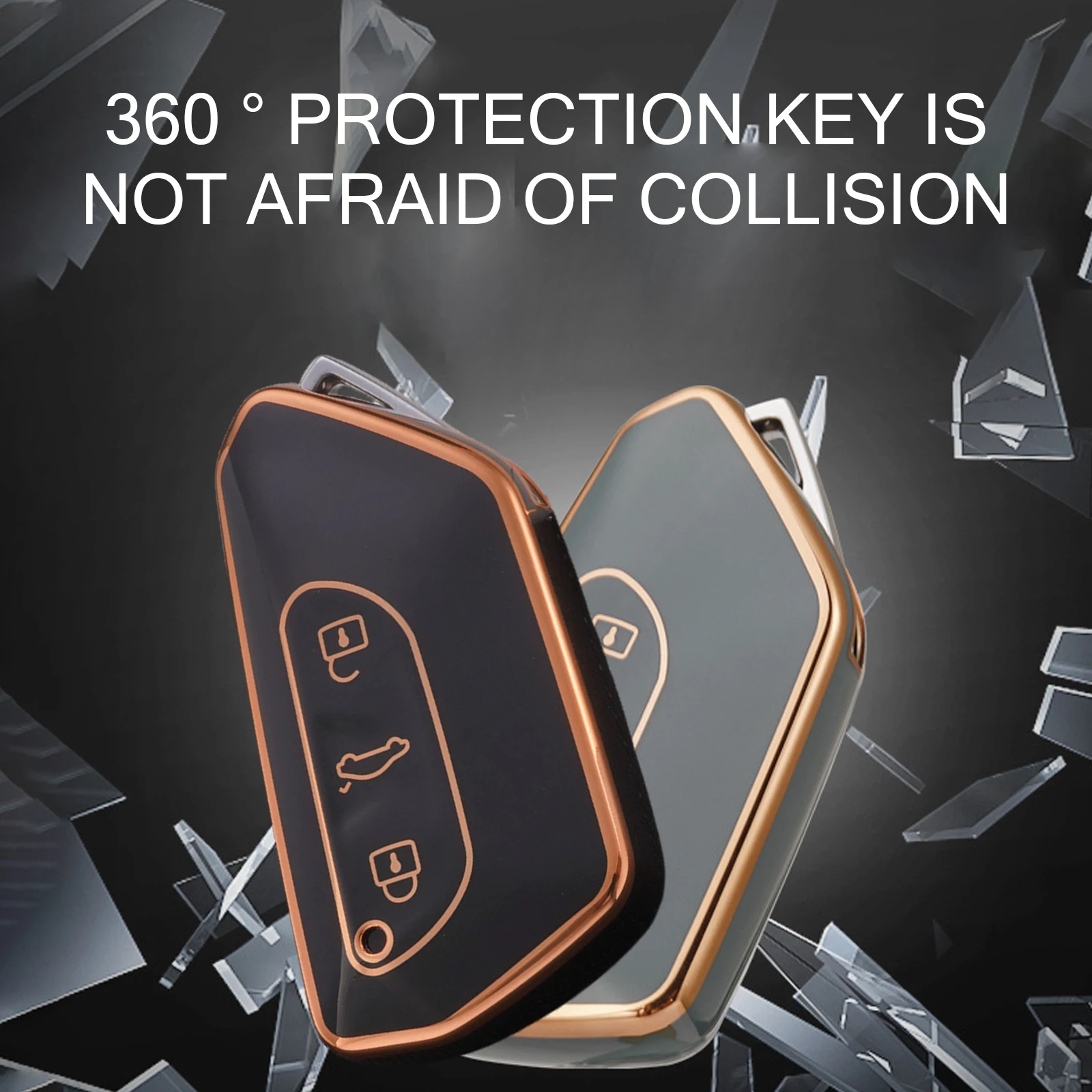 TPU Car Key Cover VW Golf 8 Skoda Octavia A8 MK4 Mk8 Seat Leon Mk4 Cupra Formentor Car