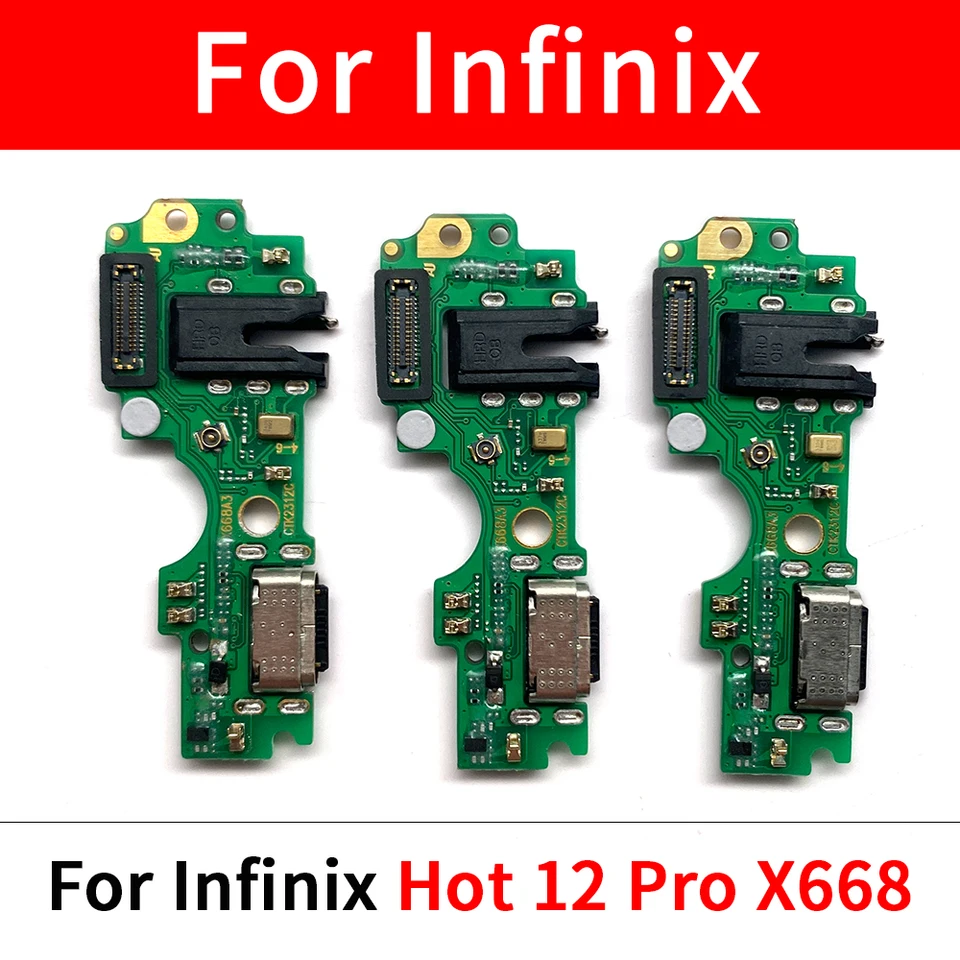 Connecteur De Charge Flex Dock Pour Infinix S5 / S5 Lite X652 - Neuf Générique, Remplacement Prise USB + Micro, Réf BASE-DOCK
