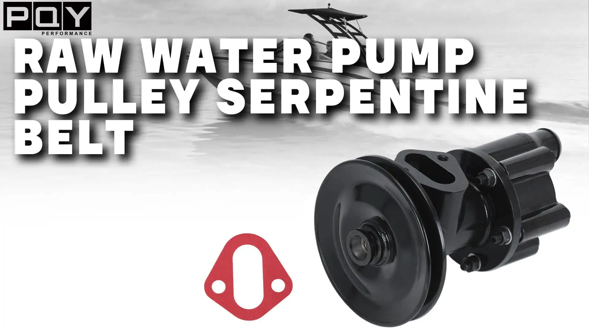 Raw Sea Water Pump Belt Driven Fuel W Pulley MerCruiser Bravo 454 502 7.4 8.2 - Foto 11