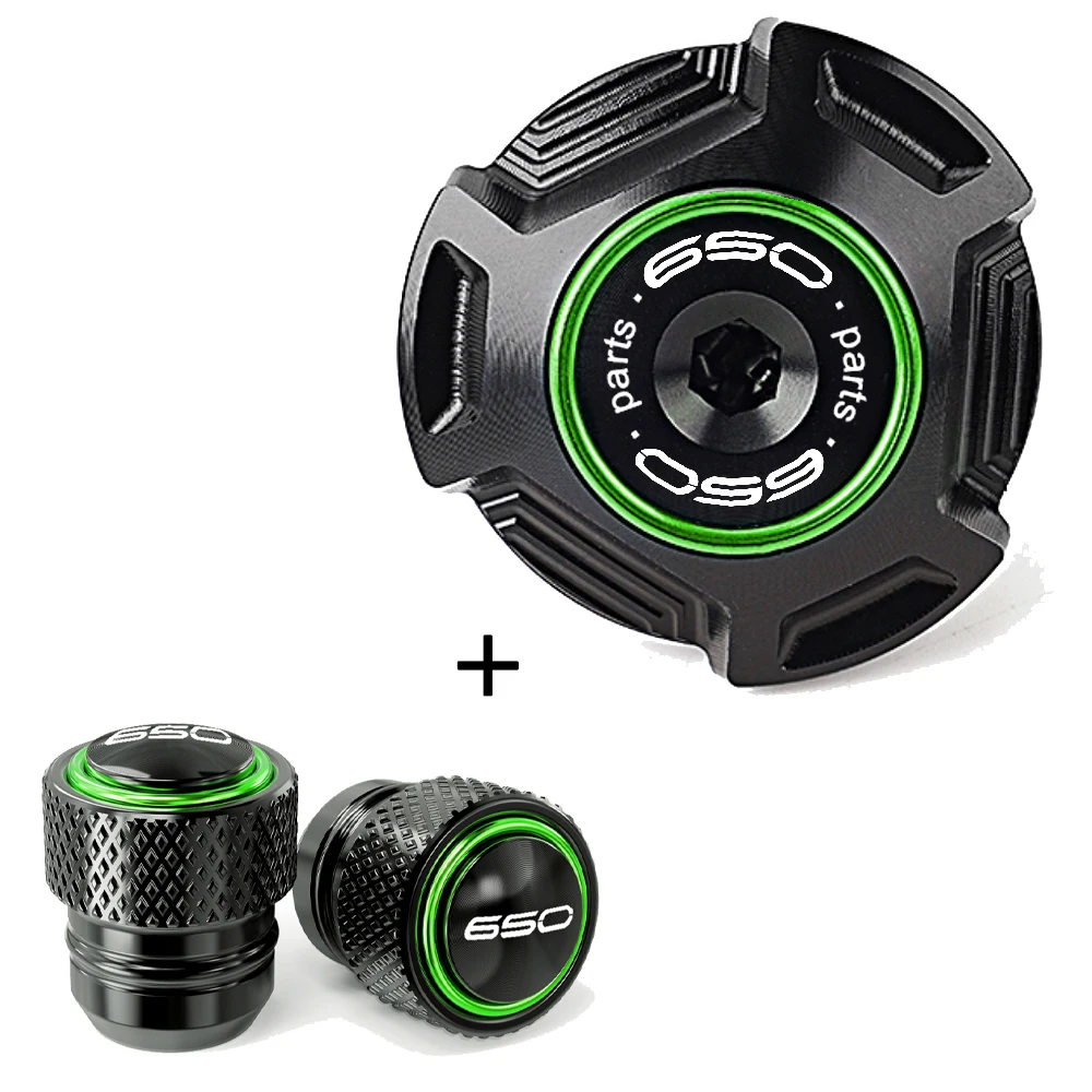 Für Kawasaki Z650 Z650RS Ninja 650 Versys 650 650 2017-2024 2025 Motorrad Brems Reservoir Abdeckung Öl Füllstoff Kappe reifen Ventil Kappen – Detail 13