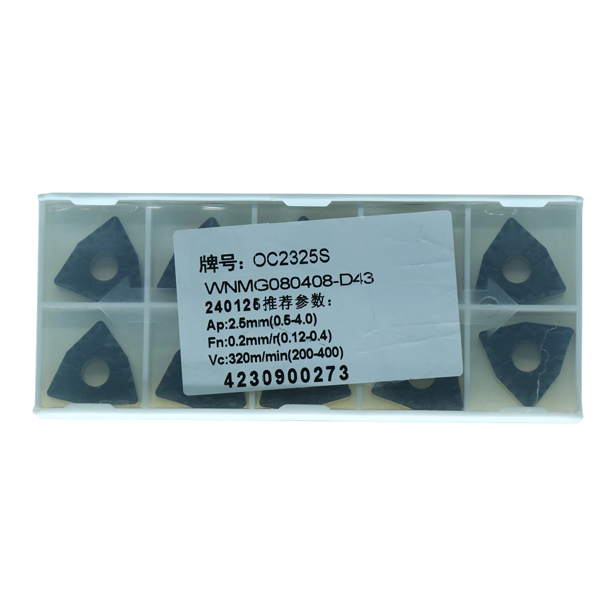 오리지널 HOOGUU-OEM WNMG080404/080408/080412 터닝 인서트 -D43 및 -D46 기하학적 특성 OC2325S 등급용