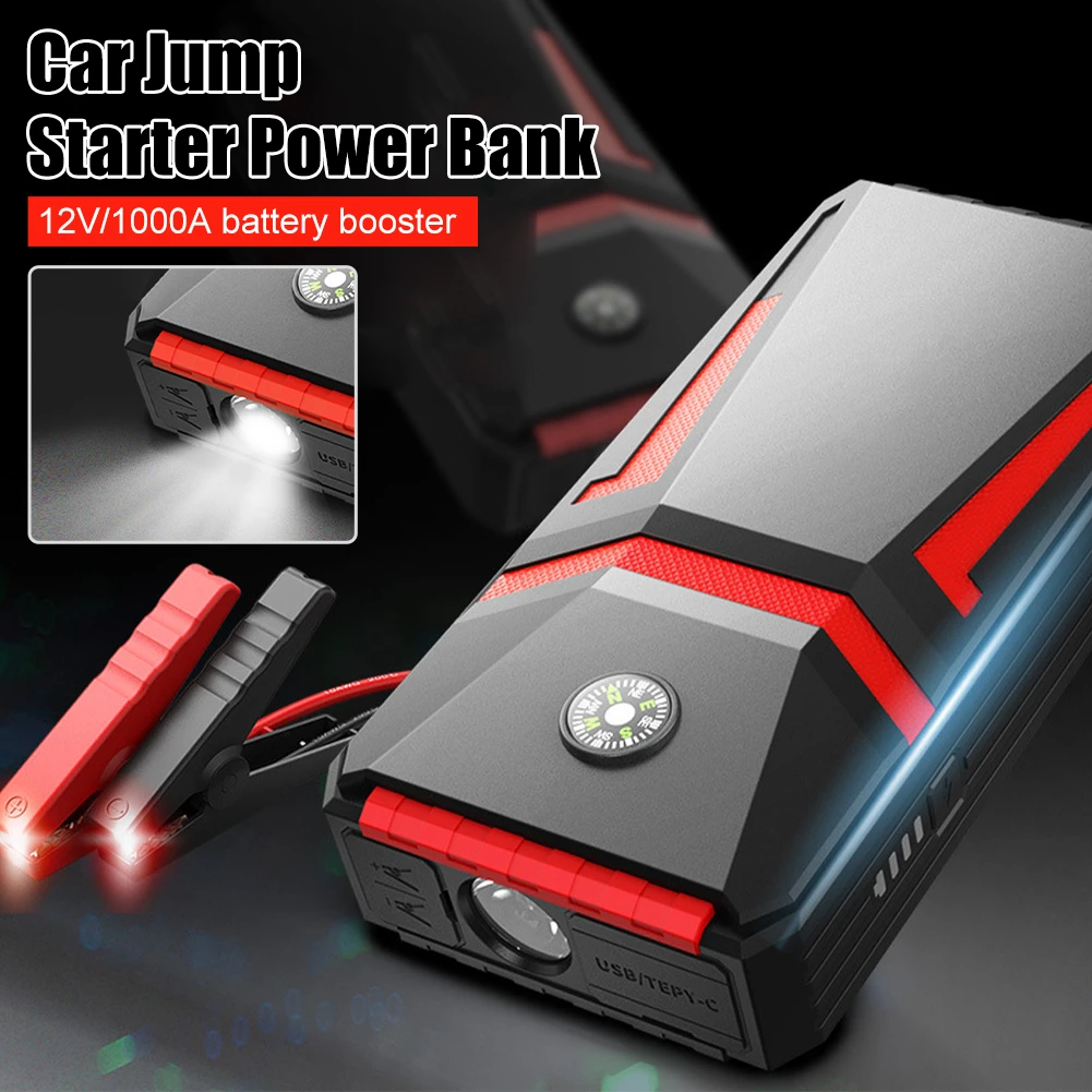 jump starters 30000mAh 1000A  Car Jump Starter Power Bank  Car Battery Booster Charger 12V Starting Device Petrol Diesel Car Starter Charger noco boost plus
