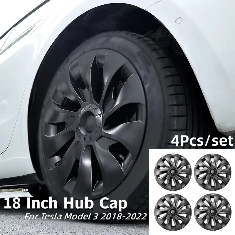 4Pcs/set 18 Inch Car Hub Caps Modification Decorative Protection Wheel