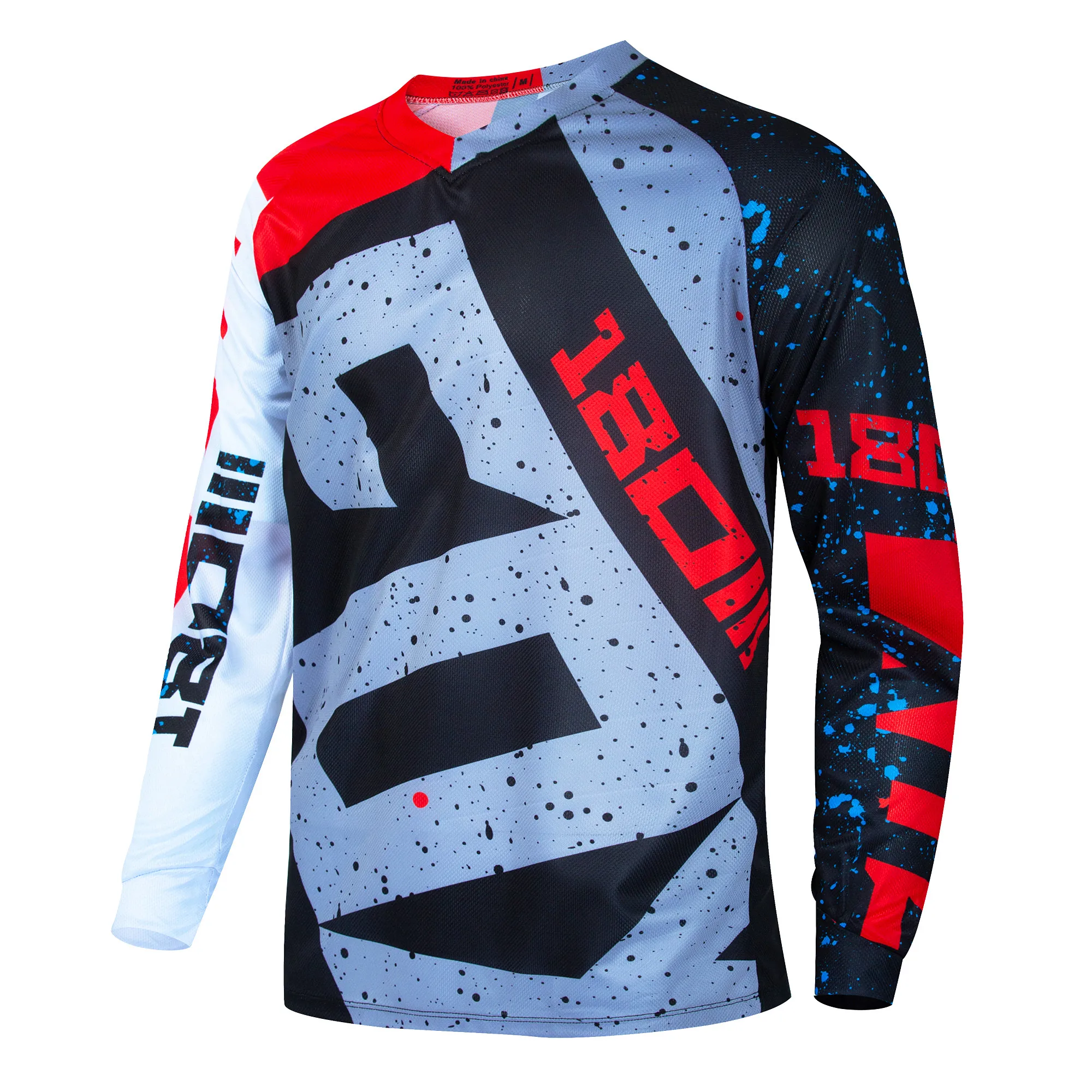 Downhill Jersey Polera Mtb Jersey Racing T-Shirt Bicycle Cycling Motocross Shirt Mountain Bike Clothing Long Sleeve Sports Shirt