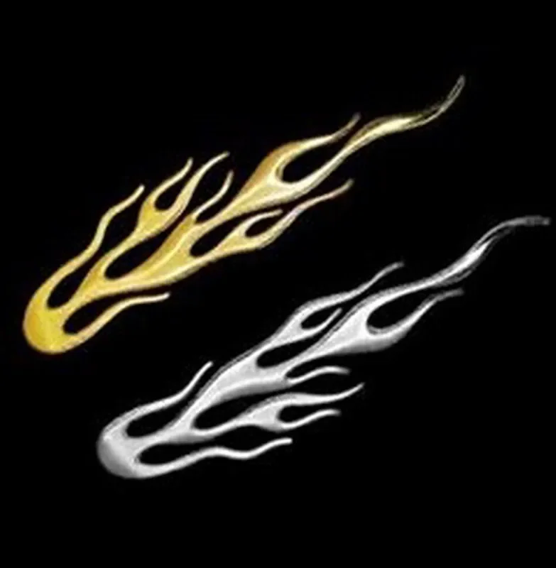 Auto-Aufkleber Flammen-Totem Karosserie-Dekorationssticker 3D Dreidimensionaler Flammen-Totem Auto-Dekorationszubehör Aufkleber – Detail 7