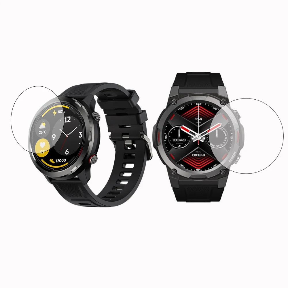 Premium Hard Glass Smartwatch Screen Protector Film