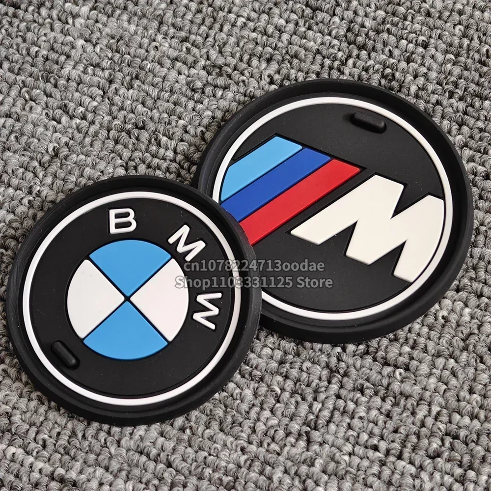 두꺼운 실리콘 고무 자동차 컵받침 (BMW E90 F10 E60 F30 F20 E92 F15 F16 X M 1 2 3 4 5 6 시리즈 악세사리)