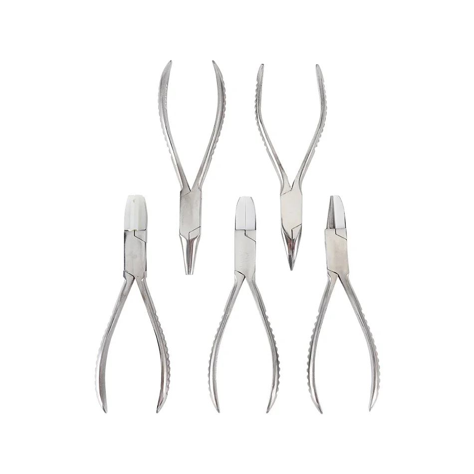 7pcs Eyeglasses Pliers and Screwdriver Set Stainless Steel Optic Eye Glasses Optician Eyeglasses Optical Pliers Tools Kit
