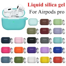

Liquid Silicone Cover Case for Apple Airpods Pro Sticker Case for Airpod 3 for Air Pods Pro Earphone Accessories Skin