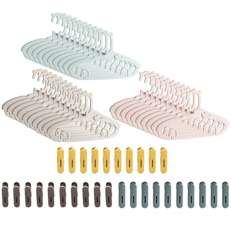 Hangers Clothes Childrens Clips Baby Clothes Hangers Clips 10pcs Retractable Baby Aliexpress