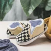 Classic Baby Boys Girls Plaid Canvas Shoes Non Slip Soft Bottom Board Shoes Lightweight Comfortable Outdoor Toddler Shoes 3