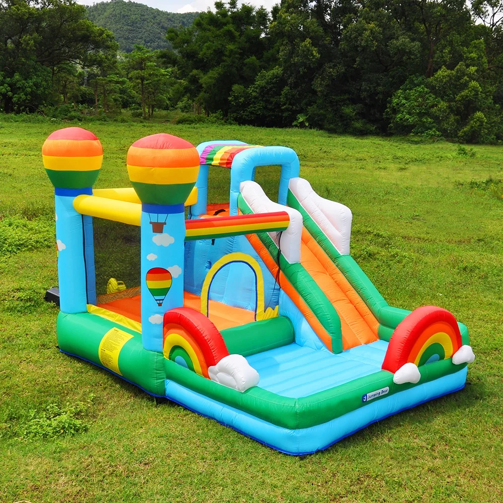 Castle Equipment Wedding Party bounce house Inflatable Slide Inflatable House Rainbow Inflatable Castle