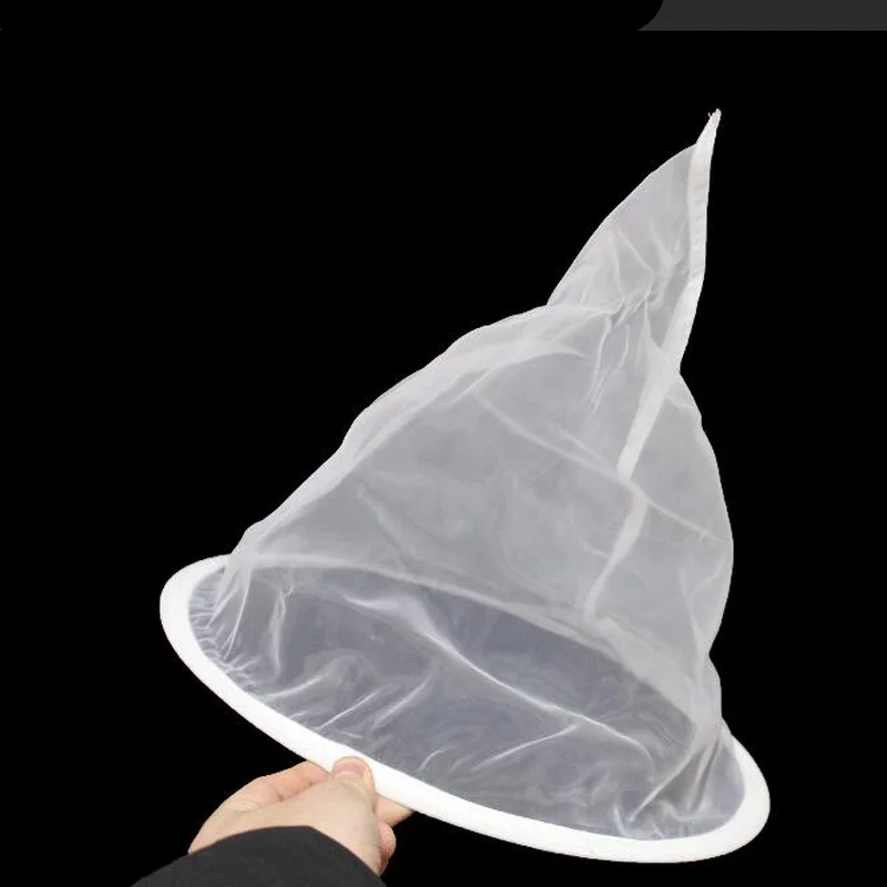 150 Mesh Nylon Sieve Mesh Honey Filter Pure Funnel Shape Strainer Net Screen Beekeeping Supplies Tool Impurity Filter Cloth